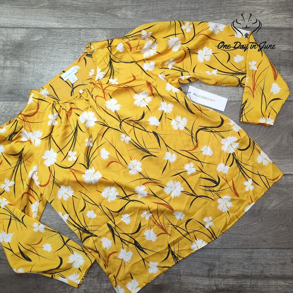 Liz Claiborne Long Sleeve Top Size S